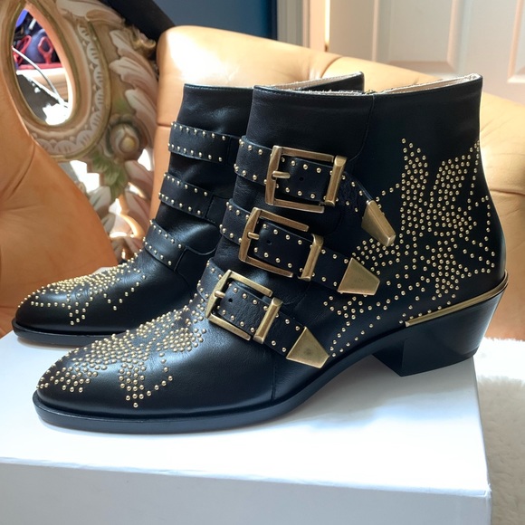 Chloe Susanna Studded Bootie BNIB 37 - Picture 6 of 11